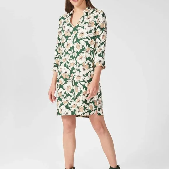 Hobbs London Marea Floral Tunic Dress, Size 12 - Picture 2 of 15